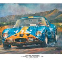 ilustracion Ferrari clasico Targa florio