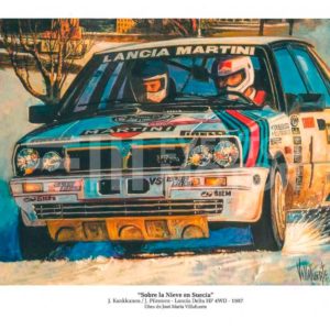 ilustracion lancia delta 1987