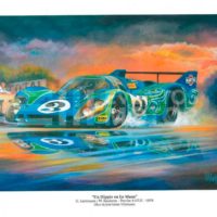 ilustracion porsche clasico 917