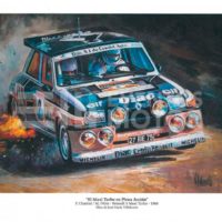 Ilustracion renault 5 maxi turbo