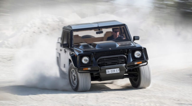 Frontal del Lamborghini LM002