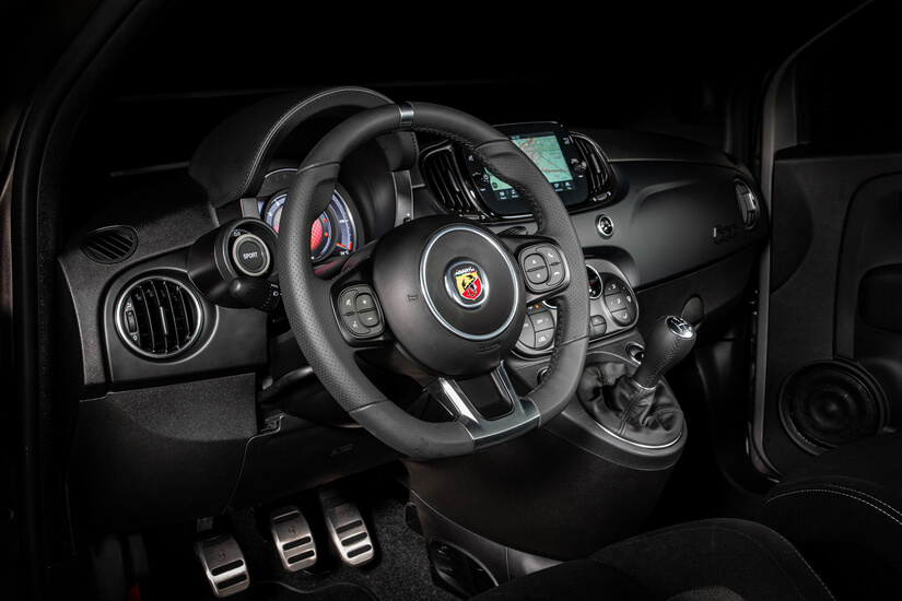 Abarth F595 interior