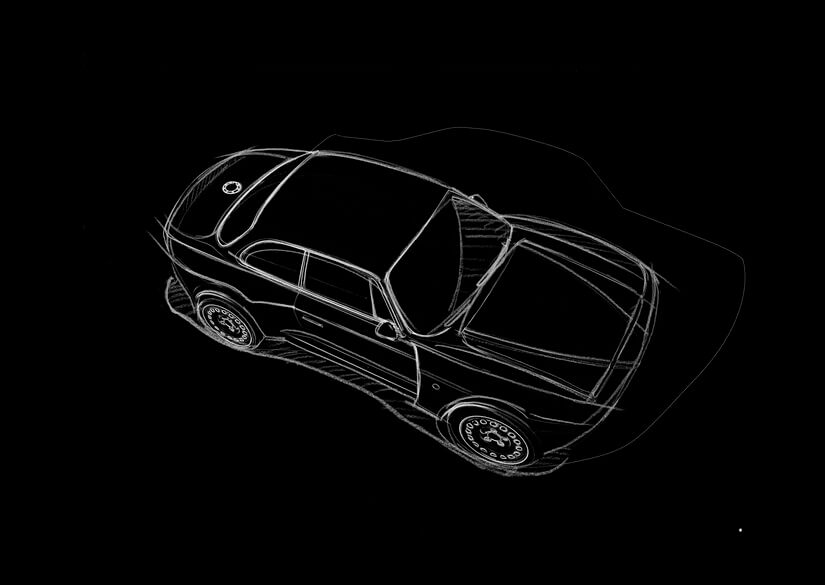 Alfa Romeo Emilia Veloce boceto q
