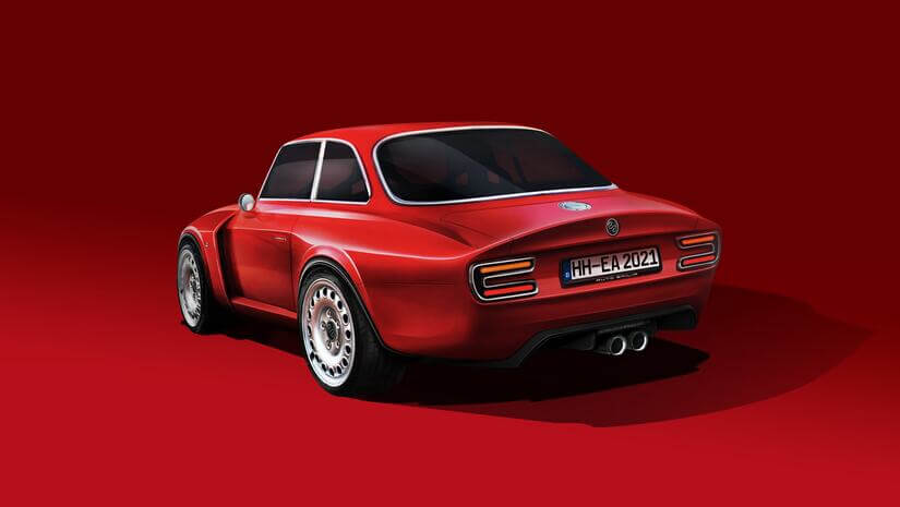 Alfa Romeo Emilia Veloce trasera