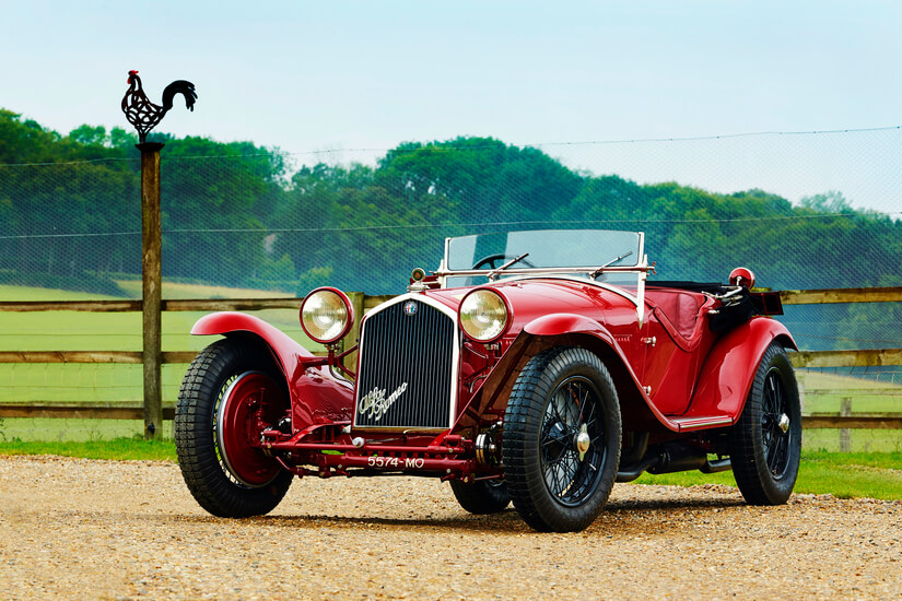 Alfa Romeo 8C de frente