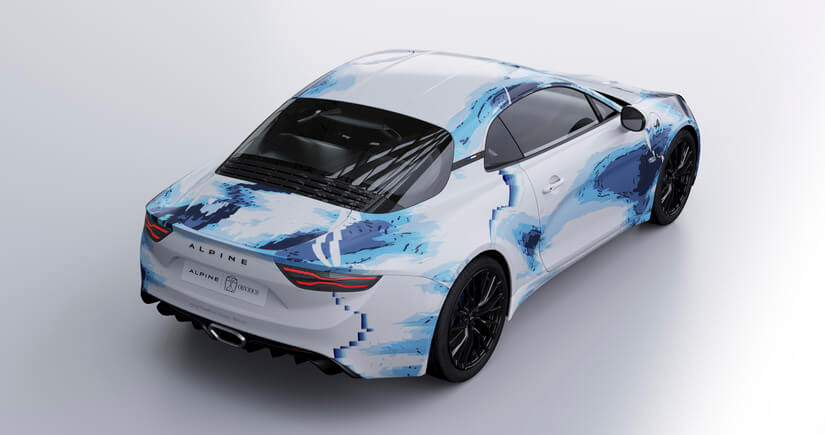 Alpine A110 trasera