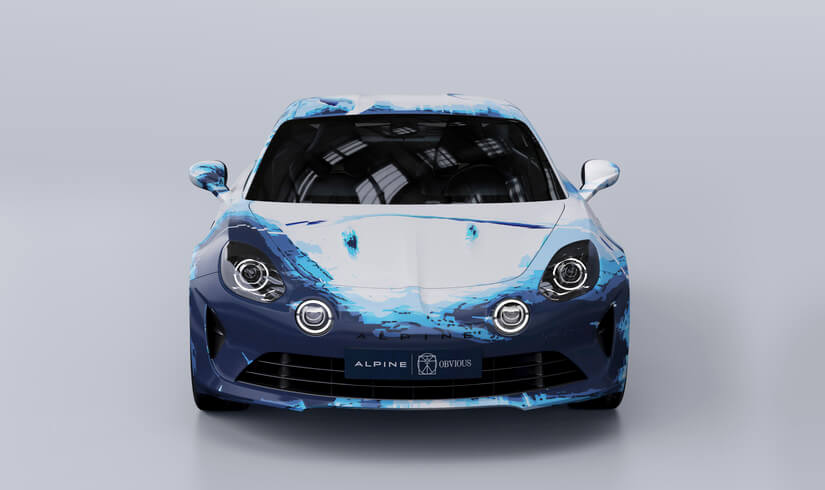 Alpine A110 estudio frente