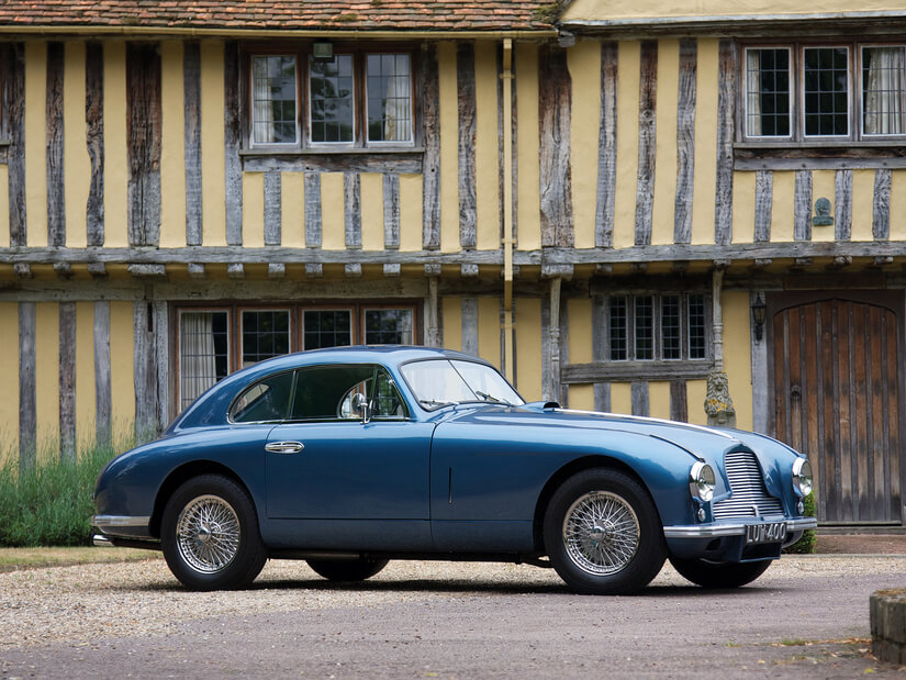 ASTON MARTIN DB2 en azul