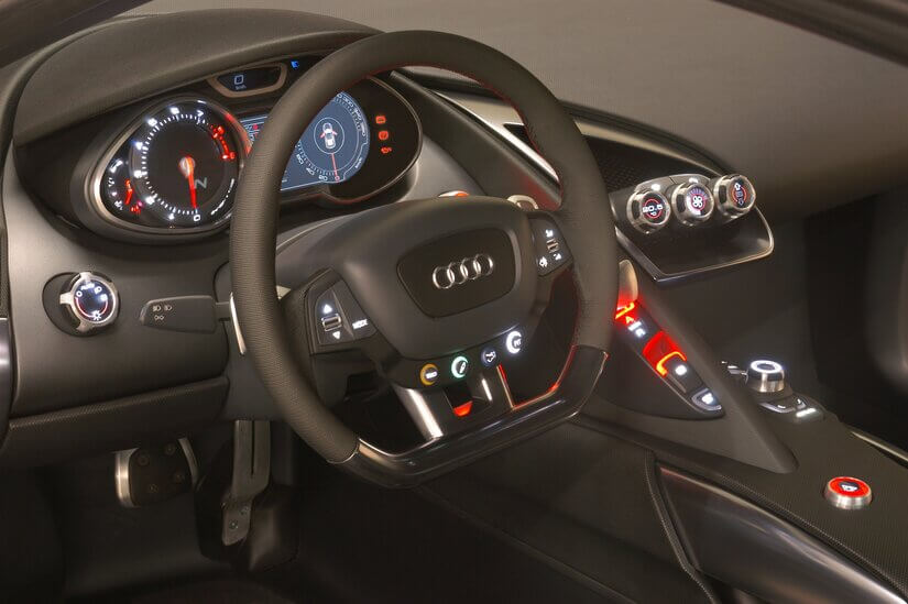 Audi R8 interior