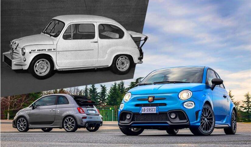 Abarth 595 collage
