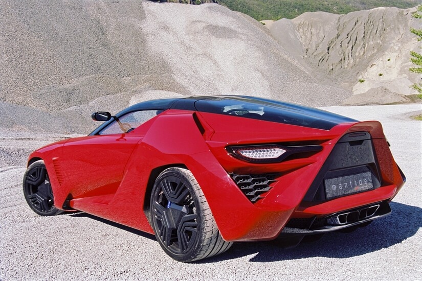 Bertone Mantide trasera