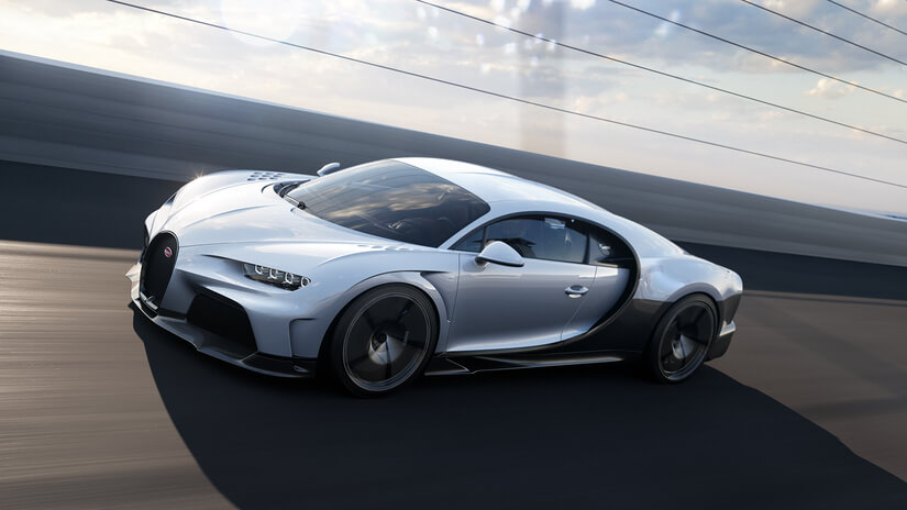 Bugatti Chiron SuperSport rodando