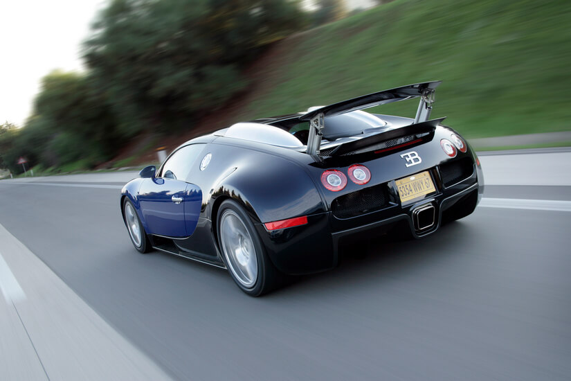 Bugatty Veyron trasero