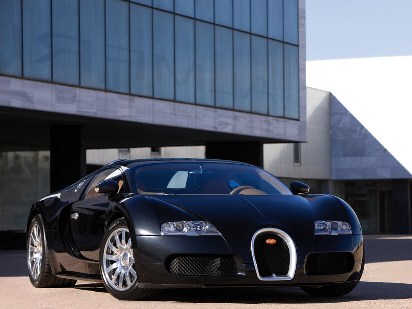 Bugatty Veyron negro