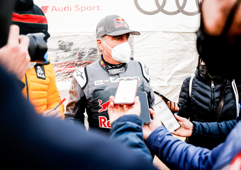 Dakar 2022 Sainz en rueda de prensa