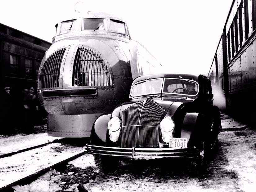 Chrysler Airflow con tren