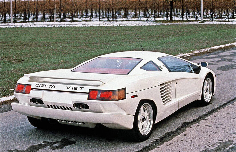 Cizeta V16T trasera