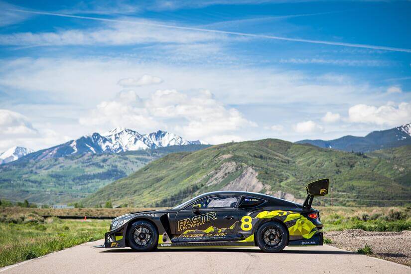 Bentley Continental GT3 Pikes Peak perfil