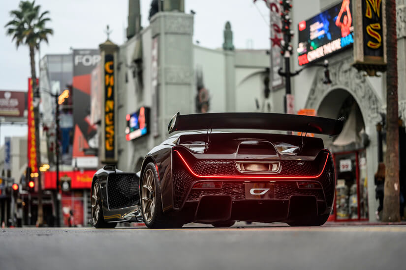 Czinger 21 C perfil trasera