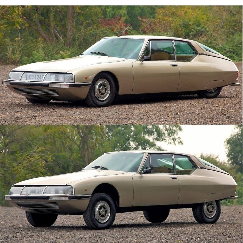 El Citroën SM equipaba un sistema de suspensión neumática