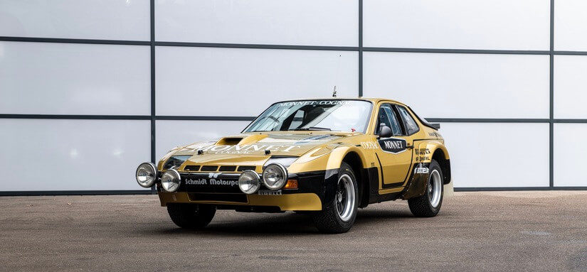 Parte frontal del Porsche 924 Carrera GTS Rally