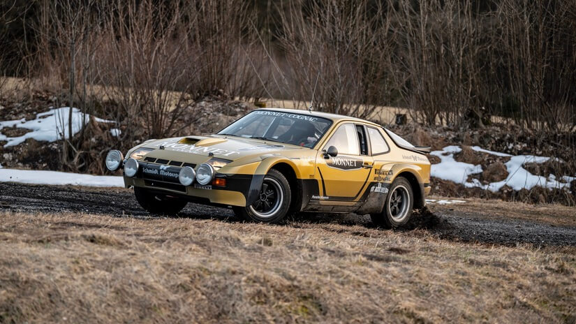 Walter Röhl se volvió a subir al Porsche 924 Carrera GTS Rally
