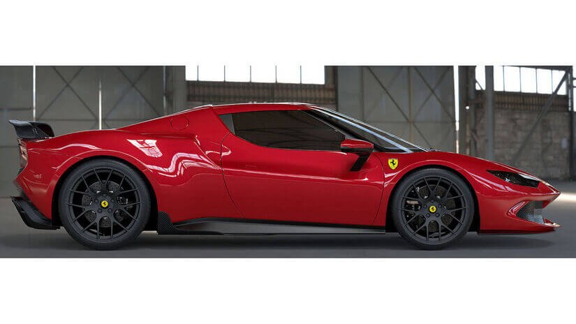 Adaptación DMC para el Ferraro 296 GTB lateral