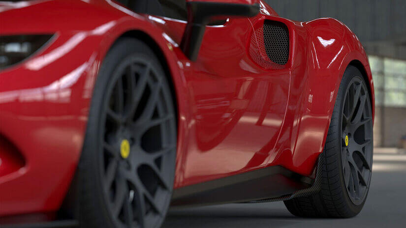 Adaptación DMC para el Ferraro 296 GTB llantas