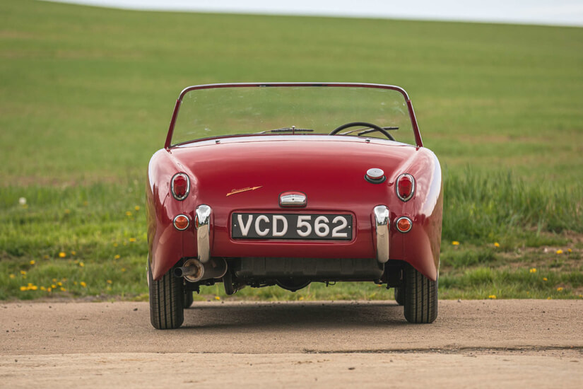 Austin Healy Sprite “Frogeye” trasera