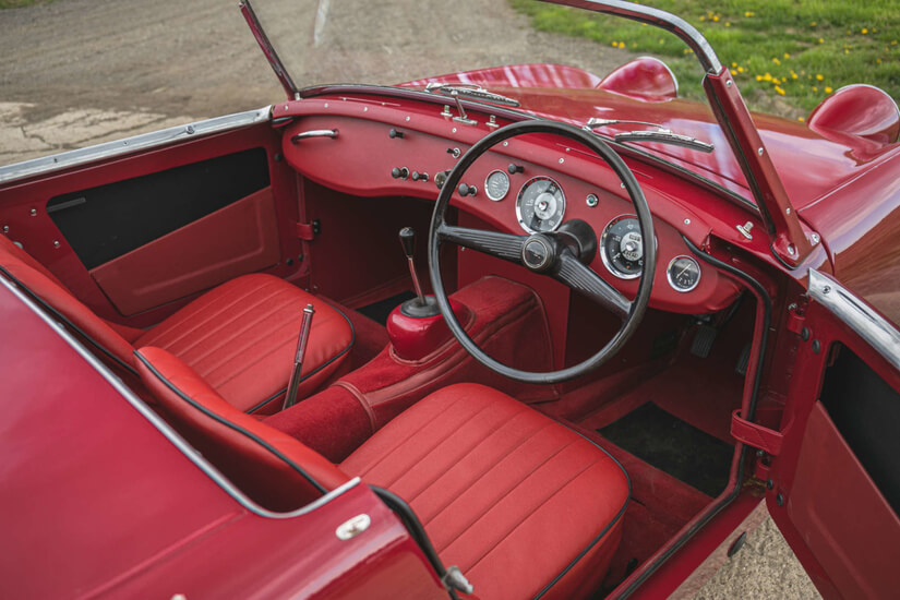 Austin Healy Sprite “Frogeye” interior