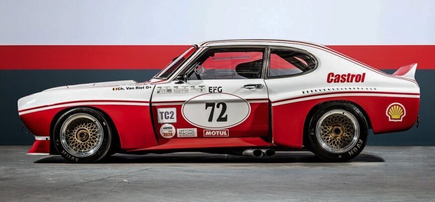 Lateral del Ford Capri RS Cosworth