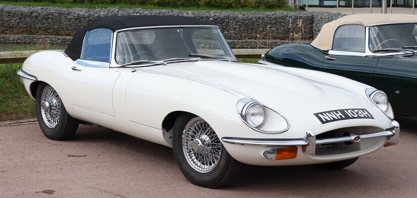 Jaguar E-Type blanco