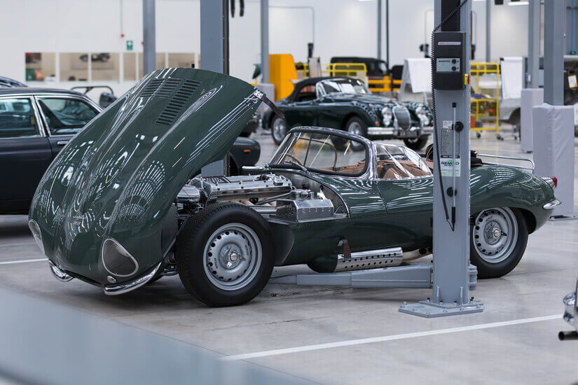 Jaguar E-Type elevador