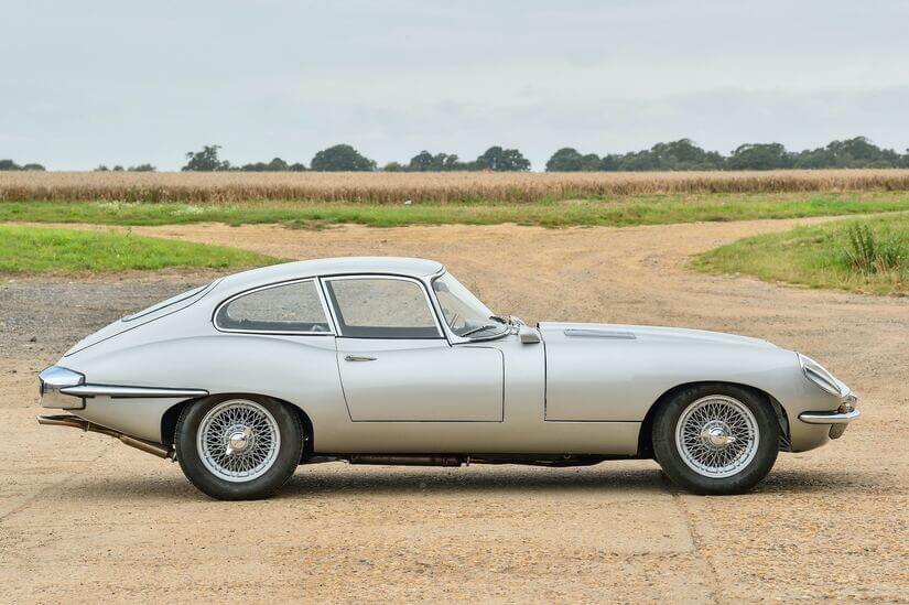Jaguar E-Type de Frua e Italsuisse perfil