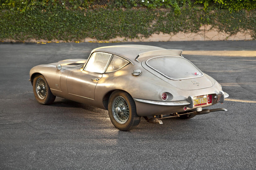 Jaguar E-Type Raymond Loewy trasera
