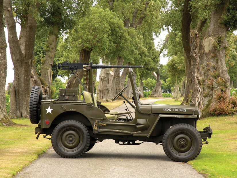 Jeep willys de lado