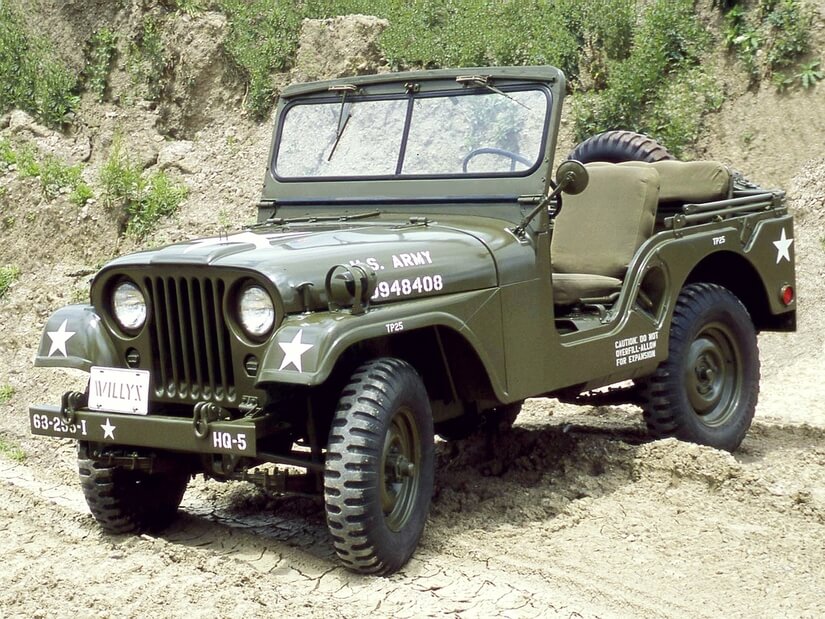 Jeep willys de lado