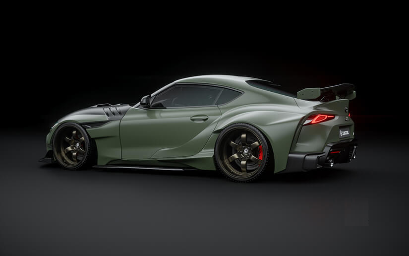 Zakoe para el Toyota GR Supra lateral