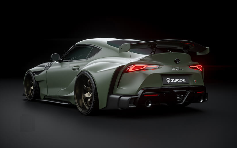 Zakoe para el Toyota GR Supra trasera