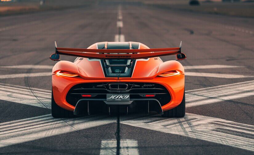 Koenigsegg Jesko detras
