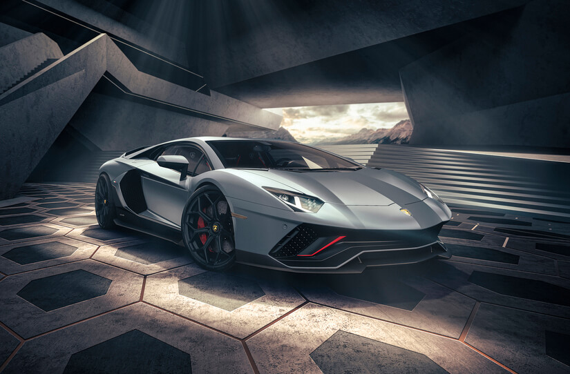 Lamborghini Aventador LP-780-4 perfil