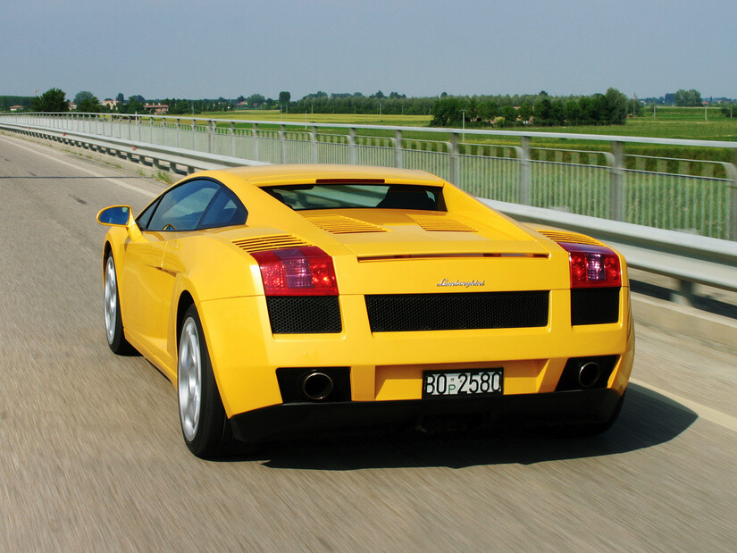 Lamborghini Gallardo trasera