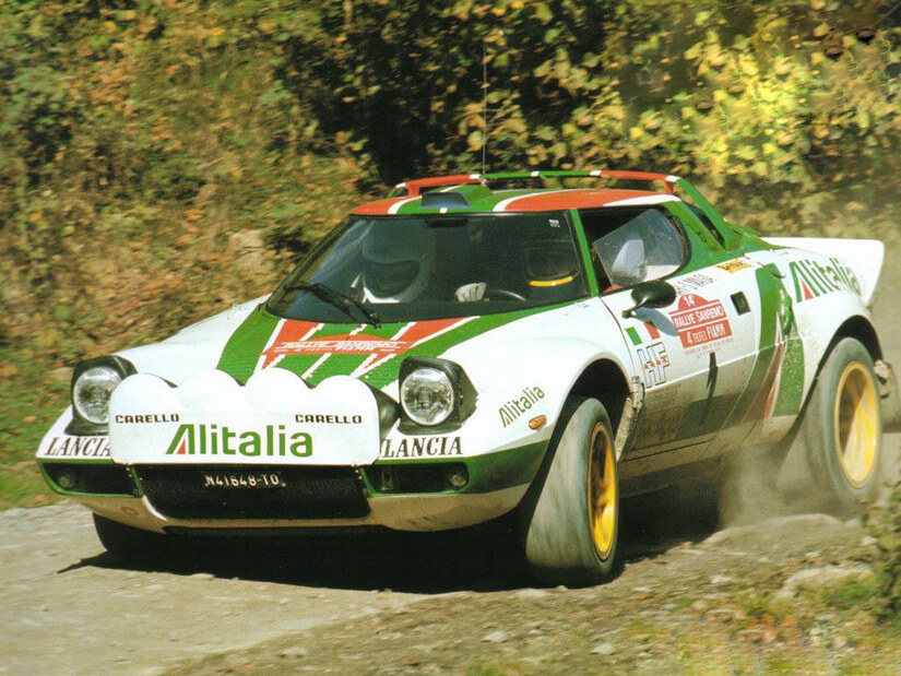 Lancia Stratos en carrera