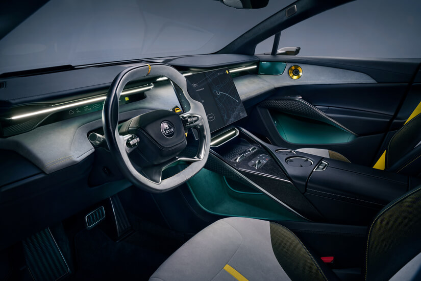 Lotus Electre interior
