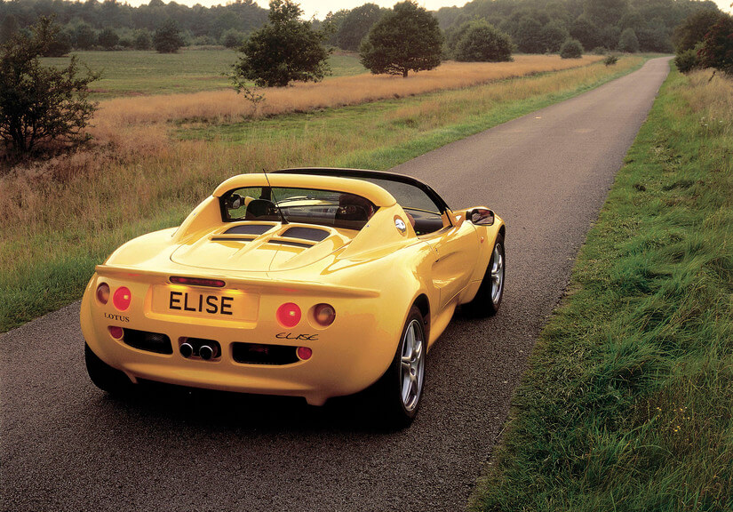 Lotus Elise S1 atrás