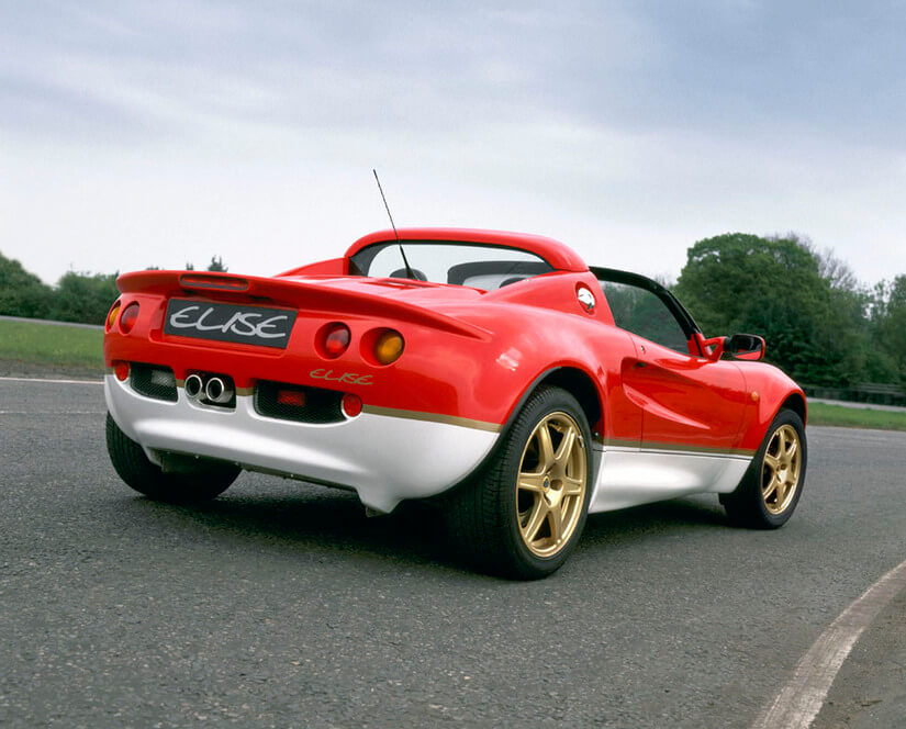 Lotus Elise S1 trasera
