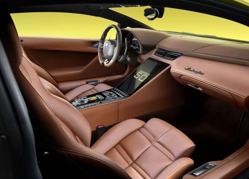 Lamborghini Countach interior