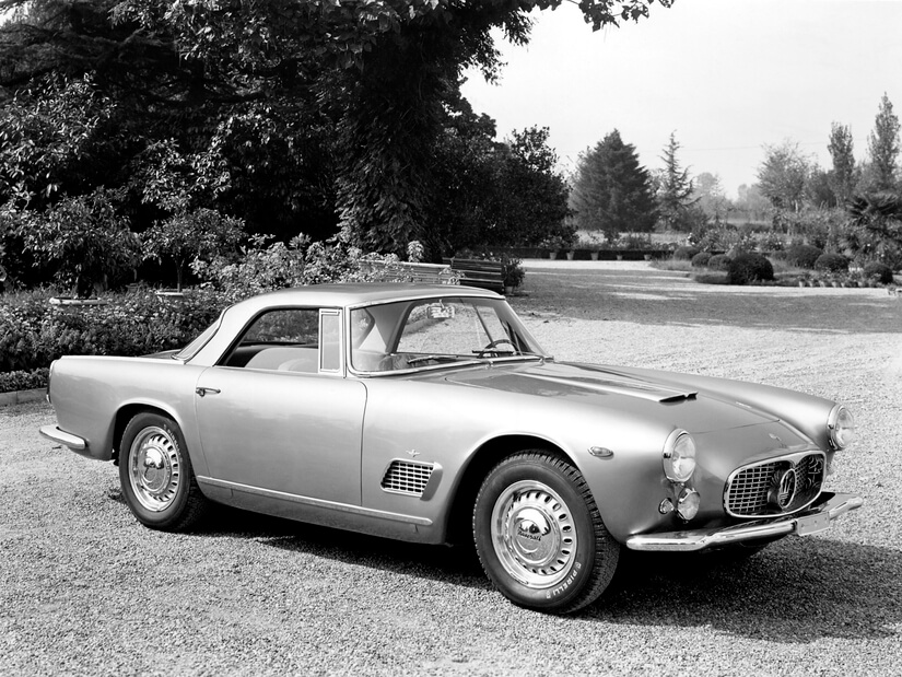 Maserati 3500 GT blanco y negro