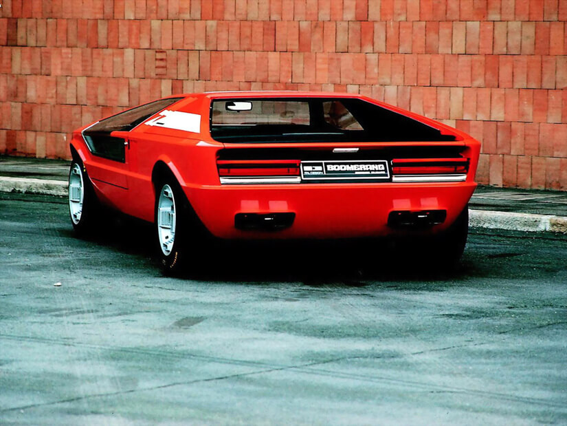 Maserati Boomerang culo