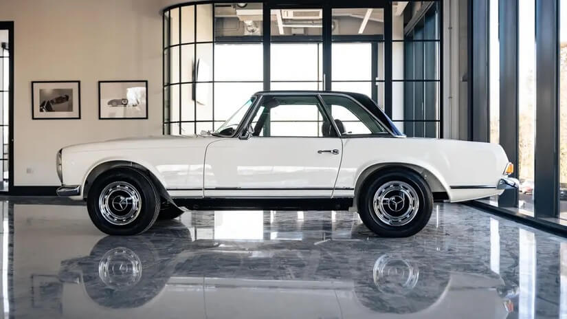 Mercedes SL280 Pagoda lado